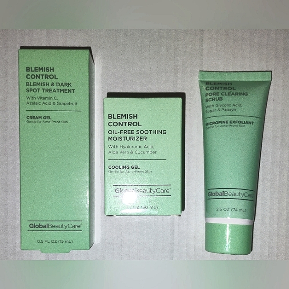 Global Beauty Care Blemish Control Skincare Set New